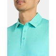 thumbnail image 4 of Birdie Bound Men's Ombre Waves Print Polo Shirt, Sizes S-3XL, 4 of 5