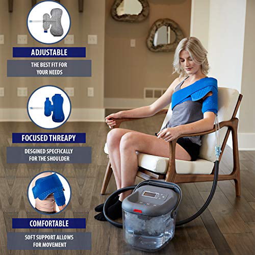 Cold Water Therapy Shoulder Pad for Cryotherapy Unit - Pad Only for  Circulating Ice Machine for Surgery, Rotator Cuff