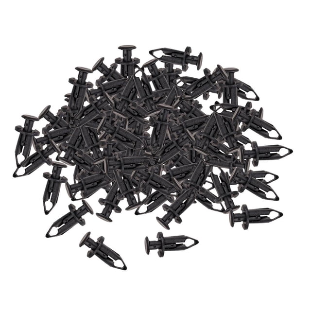 100pcs Auto Parachoques Clips Tornillos 9mm Push Pin Clips De Sujeción De Nylon Nuevo
