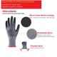 thumbnail image 2 of Guantes de trabajo de seguridad LOCCEF con revestimiento de nitrilo de microespuma, 12 pares, 2 of 6