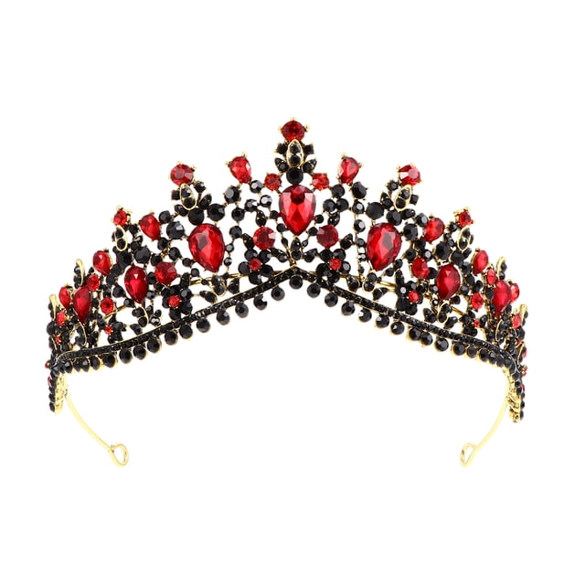 MasteelfCA Wedding Rhinestone Crown Tiara Delicate Beautiful Party Supply Rhinestone Crown