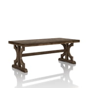 Sharpsville Farrmhouse Wood Rectangle Coffee Table, Reclaimed Oak