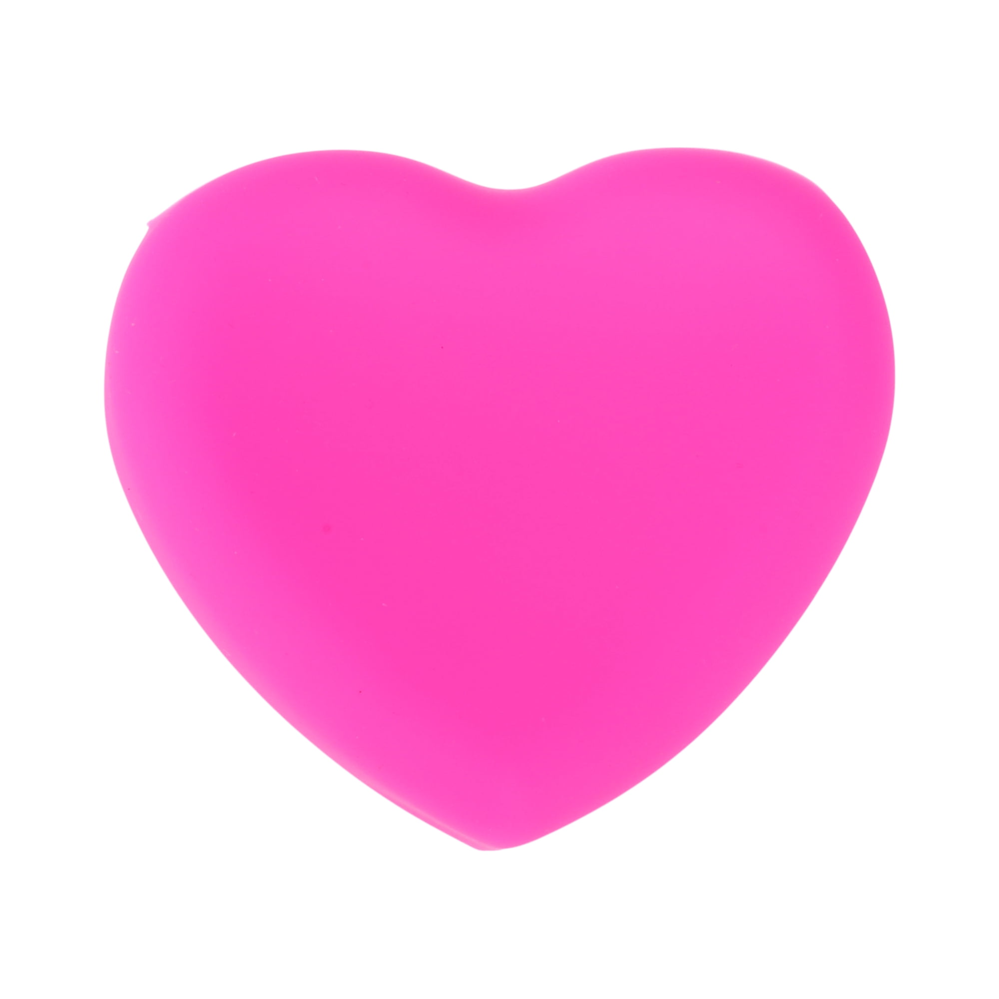Unique Bargains Heart Shape Makeup Brush Cleaner Rose Red