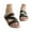 Black, variant on Women Orthopedic Slides Sandals Comfortable Arch Support Summer Shoes Slip on Walking Slippers