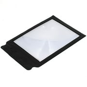 Pocket Flexible Card Fresnel Lens Magnifier A4 Full Page for Reading