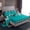 Cyan, variant on jejeloiu Aztec Triangle Rhombus Twin Sheet Sets,Gray Black Bedding For Teens Kids 3pcs