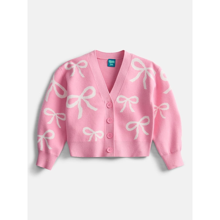 Wonder Nation Girls' Button Front Cardigan Sweater photo 1
