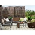 thumbnail image 7 of Contemporary Indoor 4 Panel Laurel Screen Room Divider, 7 of 7