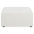 thumbnail image 2 of Freddie Upholstered Square Ottoman Pearl, 2 of 3