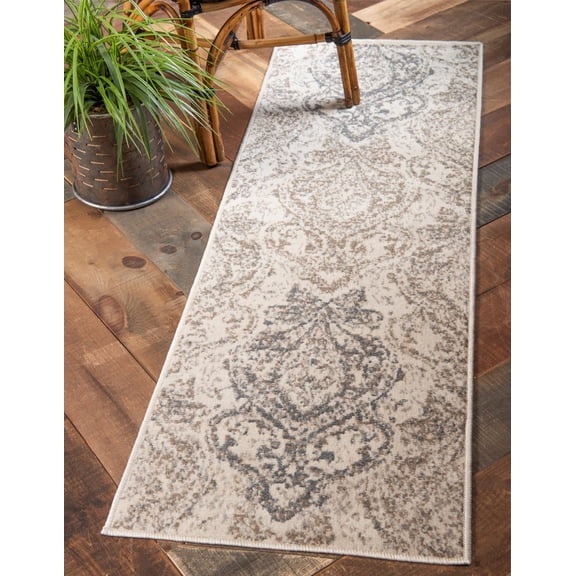 Unique Loom Tuareg Collection Area Rug - Sunset (2' x 6' 1" Runner Beige/Brown)