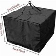 thumbnail image 2 of Cushion Storage Bag - Durable 210D Garden Cushion Storage Bag with Handles and Cover, 81 x 81 x 61 cm Capacity, 2 of 5