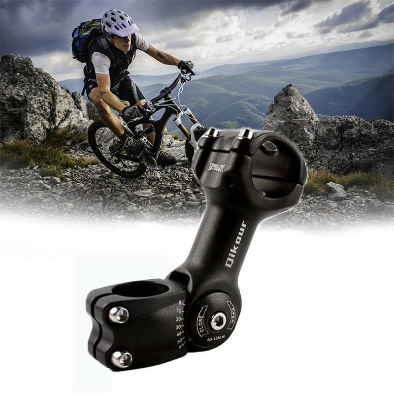 UPANBIKE Bike Stem Riser Adapter Adjustable 0~90 Degree Length 90mm/110mm Bicycel Stem Extender for 25.4mm/31.8mm Handlebar Mountain Bicycle Road Bike BMX