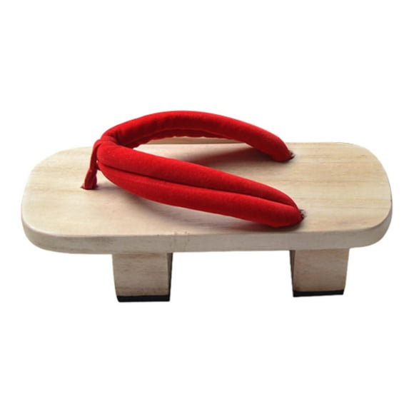 GUOOL Japanese Wooden Clogs Fashion Slippers for Travel Apartment Cosplay 38 Size