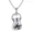 no chain, variant on PAMTIER Men's Stainless Steel Domineering Vintage Hip Hop Punk Skull Hands Power Fist Pendant Sport Fitness Necklace No Chain