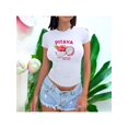 thumbnail image 1 of Playera Blusa De Pitaya Sweet Summer Time – Explosión de Color y Sabor Tropical Color Blanco Talla Grande Marca Emil SaEs, 1 of 4