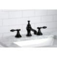 thumbnail image 2 of Kingston Brass KC7060TAL Tudor 8 in. Widespread Bathroom Faucet, Matte Black, 2 of 5