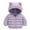 Purple, variant on TAIAOJING Toddler Baby Girls Boys Coat Outerwear Windproof Jacket Winter Dinosaur Warm Cartoon Hooded jacket Coat 12-24 Months