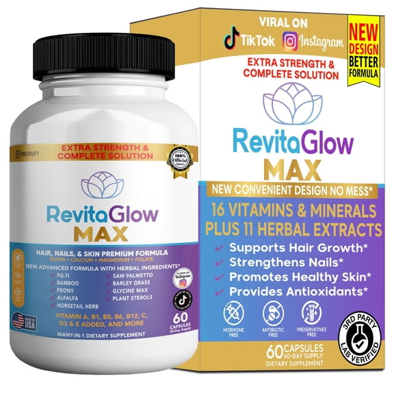GreenVify RevitaGlow Max – Skin Radiance & Beauty Wellness Support Formula