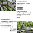thumbnail image 3 of Rear Rack Bike Rack Rear Mounted Bike Carrier for Heavier Mountain Bike Loads, 3 of 5