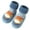 Blue, variant on 5 Pairs Infant Baby Boy Girls Toddlers Moccasins Non-Skid Indoor Slipper Shoes Socks Booties with Grips