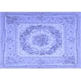 thumbnail image 1 of Ahgly Company Indoor Rectangle Medallion Blue French Area Rugs, 4' x 6', 1 of 4