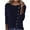 Navy, variant on yillto Women Lightweight Cardigan Sweaters Crewneck Long Sleeve Button down Solid Color Knit Coat
