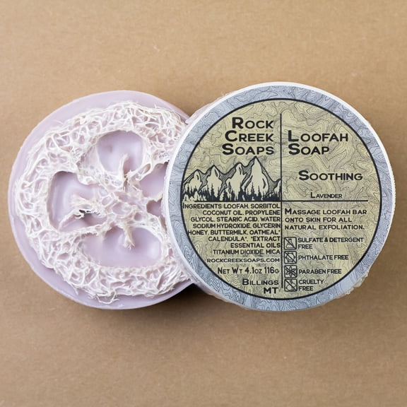 Rock Creek Soaps - Loofah Soap - Soothing