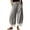 Black_#02, variant on Sewkxo Womens Lace Trim Gingham Barrel Pants Wide Leg Elastic Drawstring Waist Lounge Pants Plaid Trousers with Pockets,Blue XL