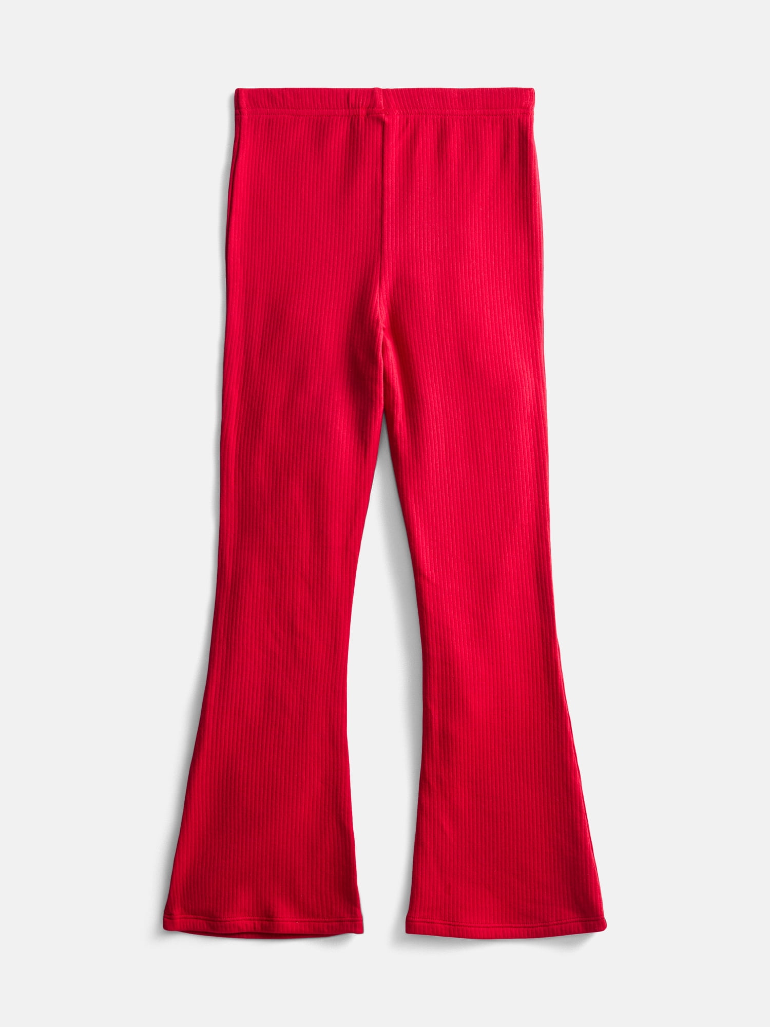 Wonder Nation Little Girl Cozy Ribbed Flare Leggings, Sizes 4-10