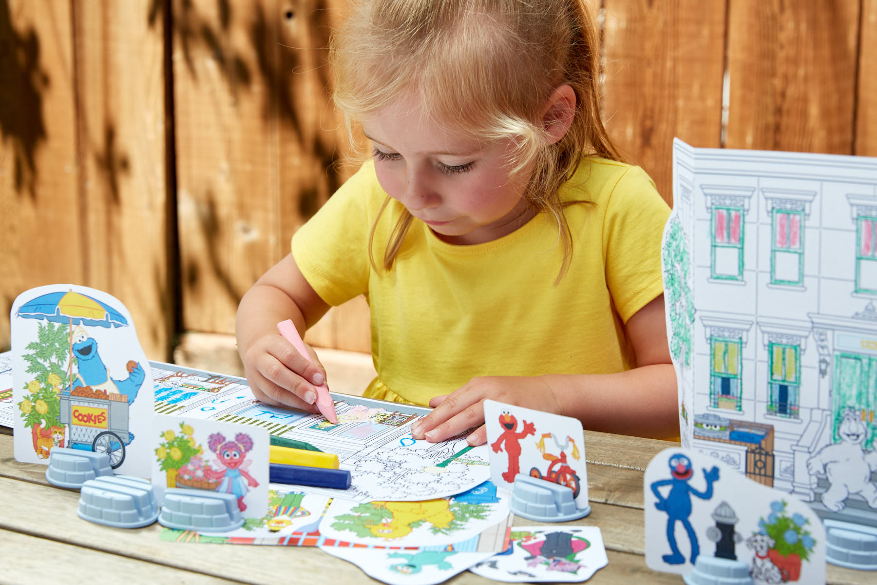 Green Toys Neighborhood Maker Coloring Activity Set