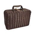 thumbnail image 5 of SunniMix Picnic Basket,Rattan Suitcase Box,Prop Bin, Lunch Box,Vintage Rattan Handbag for M, 5 of 8