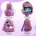 Fast Forward Minnie Mouse Child Backpack with Lunch Box - 6 Piece Set ...