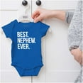 thumbnail image 5 of Best Nephew Ever Family Aunt Uncle Bodysuit Jumper Boys Infant Baby Brisco Brands 6M, 5 of 6