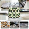 thumbnail image 6 of Yayeee Ashtray with Lid for Cigarette Smokeless Stainless Steel Home Ash Holder, Green Circle, 6 of 7