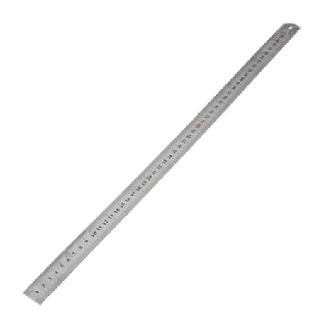 Unique Bargains Carpentry Stainless 50cm 20 Inch Straight Ruler Tool