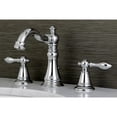 thumbnail image 2 of Kingston Brass FSC1971AL English Classic Two-Handle 3-Hole Deck Mount Widespread Bathroom Faucet with Pop-Up Drain in Polished Chrome, 2 of 8