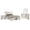 Cream White - 4-Piece, variant on Sandy Beach 4-piece Eastern King Bedroom Set Cream White
