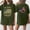 Dark Green01, variant on Dwralegc USA Shirt Women Short Sleeve Crewneck Outfit Patriotic Apparel American Flag Print Plus Size Tee USA Casual Fabric T-Shirt Dark Green 4XL