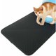 thumbnail image 1 of Alfombrilla para arena para gatos de EVA antideslizante de doble capa, alfombrilla para mascotas, alfombrilla para perreras, alfombrilla para arena que cae, suministros para mascotas (M (gris 46 × 60, 1 of 5
