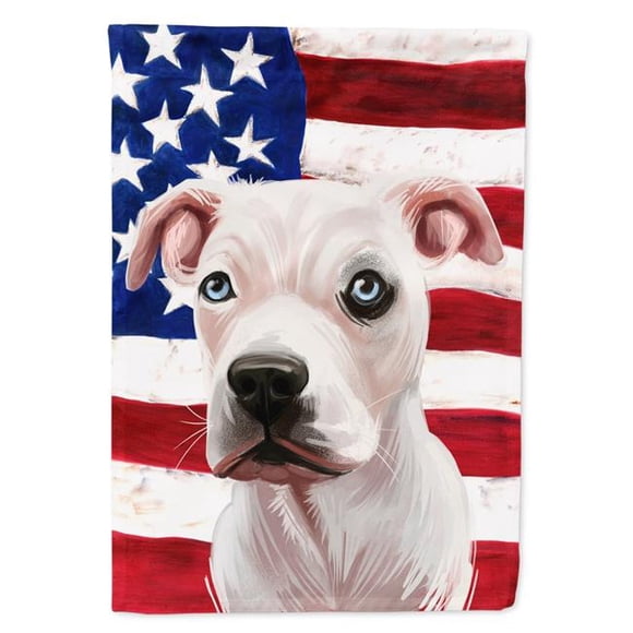 Carolines Treasures CK6555CHF Guatemalan Dogo Dog American Canvas House Flag - 28 x 0.01 x 40 in.