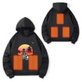 thumbnail image 5 of DxhmoneyHX Kids Fleece Heated Hoodie Toddler Cute Bear Print Heating Hoodies Pullover Boys Girls Unisex USB Electric Heated Sweatshirt with Pocket Fall Winter Clothes, 5 of 9