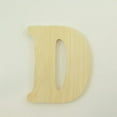 thumbnail image 1 of Package of 1, 14 Inch X 3/4" Thickness Baltic Birch Wood Letter D in The Goudy Heavy Font, Thick, Upper Case for Art & Craft Project, Made in USA, 1 of 4