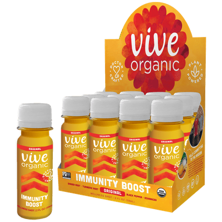 Vive Organic Immunity Boost Wellness Shot, 2 fl oz, 12 (Best Foods For Immunity)
