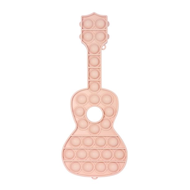 Juguetes de guitarra de burbujas de silicona para aliviar la ansiedad, juguetes divertidos para niños adultos Tmvgtek juguetes de los niños