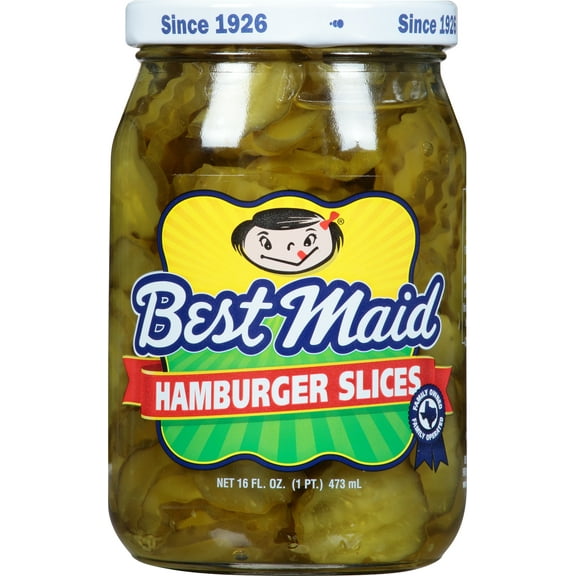Best Maid® Hamburger Slices Pickles 16 fl. oz. Jar