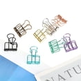 thumbnail image 3 of Hollow Binder Clips, Multi-Color Binder Clips, Portable Durable Fashion For Kitchen Travel Living Room Office, 3 of 8