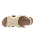 thumbnail image 4 of Corkys Womens Carley Raffia Floral Wedge Slingback  Casual Shoes, 4 of 5