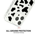 thumbnail image 4 of Mantto Case For iPhone 14 Pro Max Phone Case,Luxury Leopard Pattern Design Cases Soft Silicone Slim TPU Shockproof Protective Bumper Cover for Women Men For iPhone 14 Pro Max, Cow, 4 of 8