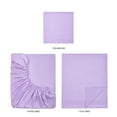 thumbnail image 6 of Your Zone Kids Super Soft Microfiber Sheet Set, Purple, Twin, 3 Piece, 6 of 14