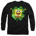 thumbnail image 1 of SpongeBob SquarePants  Adult Spongey Four Leaf Clover St Patricks Day T-Shirt, 1 of 4